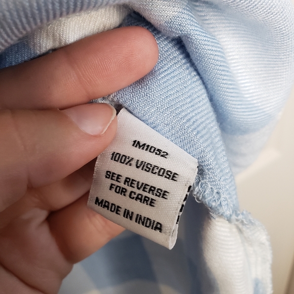 Allen b Allen Schwartz plaid tunic long sleeve - Picture 4 of 5